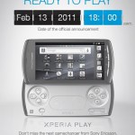 Le Sony Ericsson Xperia Play sera dévoilé le 13 février