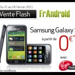 Virgin Mobile et FrAndroid : Le Samsung Galaxy S à 0 euro
