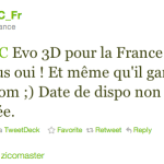 Le HTC Evo 3D arrivera en France !