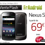 Vente Flash : Le Google Nexus S en version blanche chez Virgin Mobile