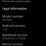 La valse des ROMs sous Android 2.3.4 commence : le HTC Desire est le premier dans la danse