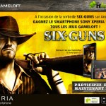 Un Sony Xperia S à gagner avec le jeu Six Guns de Gameloft !