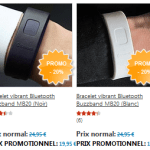 20% de réduction sur les bracelets BuzzBand dans la boutique de FrAndroid