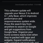 Jelly Bean est disponible en téléchargement pour les Nexus S