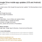Google publie malencontreusement les nouveautés de la prochaine mise à jour de Google Drive sur Android