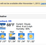 Google stoppe son API pour récupérer la météo : de nombreuses applications ne fonctionnent plus