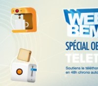 Bannière BeMyApp Telethon 2012
