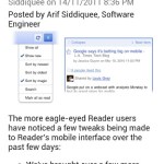 Google Reader ne fonctionnera plus dès le 1er juillet 2013
