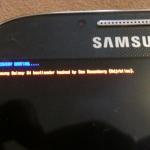 Samsung Galaxy S4, le bootloader est débloqué