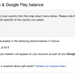 Google lancerait enfin les cartes cadeaux Google Play en France