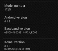 android 4.1.2 jelly bean sony xperia go st26i