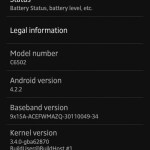 Sony Xperia ZL, la mise à jour d’Android 4.2.2 arrive au Canada