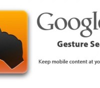 android google gesture search bannière