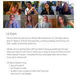 Google Glass Explorer étend sa communauté de participants