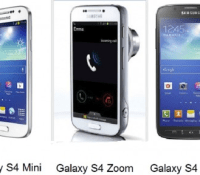android samsung galaxy s4 mini s4 zoom s4 active