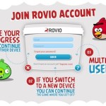 Le compte Rovio lancé sur Android (et IOS) pour synchroniser vos parties