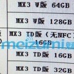 Meizu MX3 : quatre versions jusqu’à 128 Go et un prix
