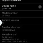 Samsung Galaxy Note 2, une autre fuite d’Android 4.3 fait son apparition