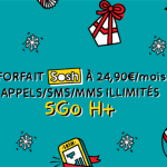 Sosh offre désormais 5 Go de data au lieu de 3 sur ses forfaits à 24,90 euros/mois et 54,90 euros/mois avec Livebox Sosh offre désormais 5 Go de data au lieu de 3 sur ses forfaits à 24,90 euros/mois et 54,90 euros/mois avec Livebox