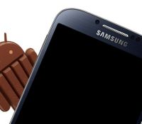 android 4.4 kitkat samsung galaxy s4 leak fuite écran verrouillé antutu 28000 pts