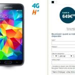 Galaxy S5 : Il sera vendu à 649 euros (16 Go) chez Bouygues Telecom