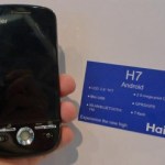Haier, fabriquant chinois montre son terminal Android