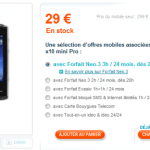 Le Sony-Ericsson X10 Mini Pro chez Bouygues Télécom