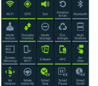 Qu&rsquo;est ce que la barre de réglages rapides sur Android ?