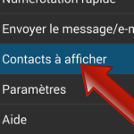 Comment afficher les contacts par carnets d’adresses sur Android ?