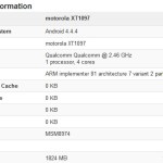 Moto X+1 : un nouveau benchmark en fuite