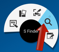 Aperçu de S Finder sur Samsung Galaxy Note