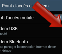 Comment configurer le téléphone en modem attaché ?