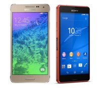 Samsung Galaxy Alpha vs Xperia Z3 Compact