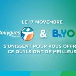 B&You et Bouygues Telecom fusionneront le 17 novembre prochain