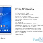 Sony préparerait une tablette de 13 pouces ultra-puissante, la Xperia Z4 Tablet Ultra
