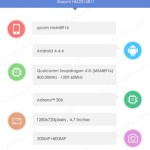 Xiaomi : la fiche technique d’un mobile aperçue sur AnTuTu