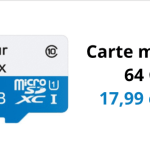 Bon plan : la carte microSD Samsung EVO 32 Go à 13 euros