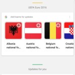 L’Euro 2016 se suivra aussi sur Google Now