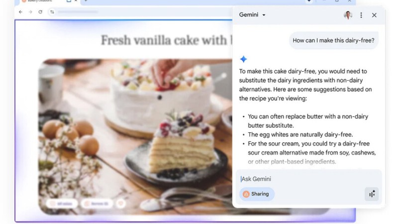 Google commence à intégrer son IA dans Chrome pour « donner du sens au web »