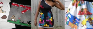 geek_wear Jupe Super Mario, robe Tetri et tutu Zelda, le tout sur Etsy.com.