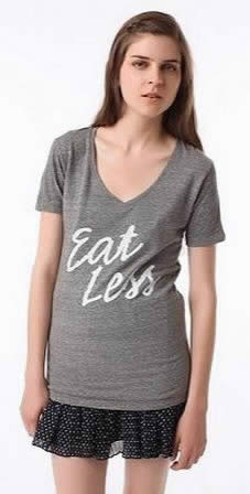 tshirt eat less urban outfitters