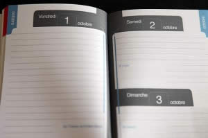 agenda6 Note bien cette date : vendredi 1er octobre. madmoiZelle aura 5 piges.