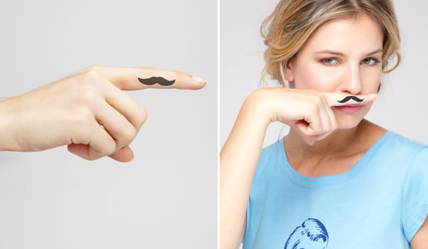 fingerstache