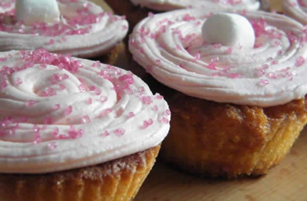 cupcakes chamallows