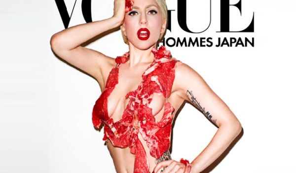 lady gaga vogue viande