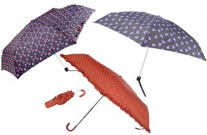 Parapluies à pois