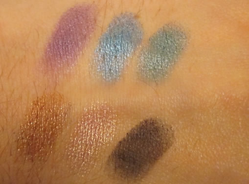 Les 6 fards de la palette