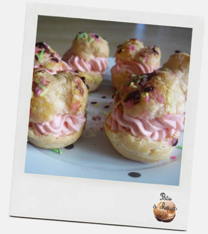 recette chou crème barbapapa