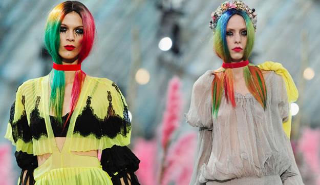 cheveux technicolor MeadhamKirchhoff printemps été 2011