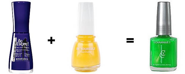 vernis bleu jaune vert vernis bleu jaune vert